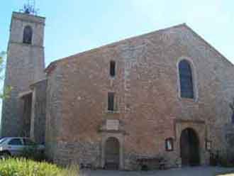 Église romane, extérieur, Vieux-Village - Les Chemins du Patrimoine -
Saint-Julien-le-Montagnier