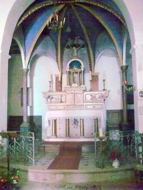 Église, intérieur, hautel hameau des Rouvières - Les Chemins du Patrimoine -
Saint-Julien-le-Montagnier