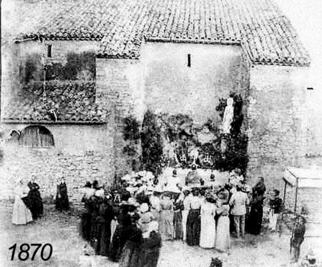 Photographie en noir et blanc 28 août 1870 - Michel Courchet - Saint-Julien-le-Montagnier